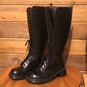 Dr. Martens Air Wair 20 eyelet Lace Up Tall Boot